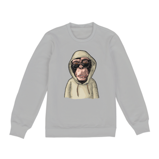 Nome do produto Moletom Blusão Macaco - Modelo 1