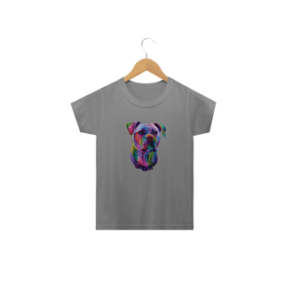 Nome do produto Camiseta Infantil Pitbull Pop Art