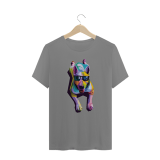 Nome do produto Camiseta Plus Size Cachorro Deitado Pop Art