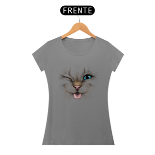 Nome do produto Baby Look Gato Piscando