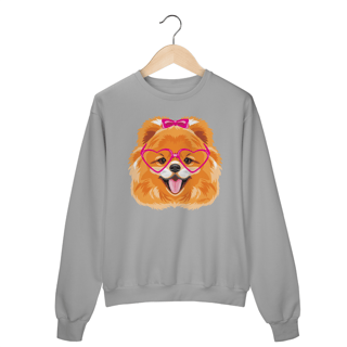 Nome do produto Moletom Blusão Spitz Alemão - Lulu da Pomerânia Fêmea