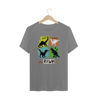 Nome do produto Camiseta Plus Size Dinossauro - Modelo 3