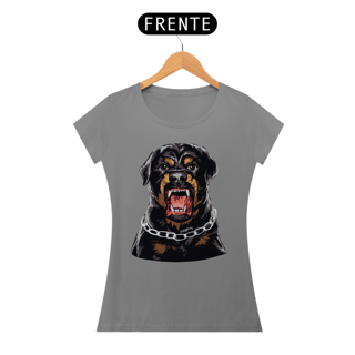 Nome do produto Baby Look Rottweiler com Cara de Bravo