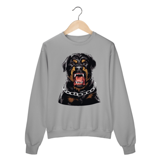 Nome do produto Moletom Blusão Rottweiler com Cara de Bravo