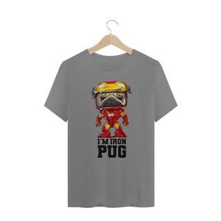 Nome do produto Camiseta Plus Size I'm Iron Pug