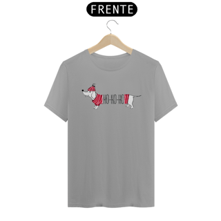 Nome do produto Camiseta Dachshund Natal Ho Ho Ho