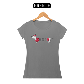 Nome do produto Baby Look Dachshund Natal Ho Ho Ho