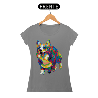 Nome do produto Baby Look Welsh Corgi Pop Art