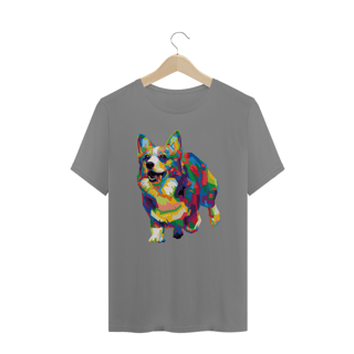 Nome do produto Camiseta Plus Size Welsh Corgi Pop Art