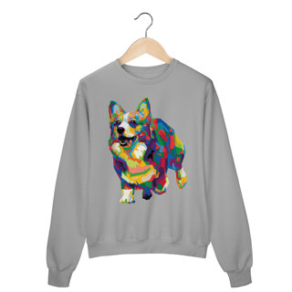 Nome do produto Moletom Blusão Welsh Corgi Pop Art