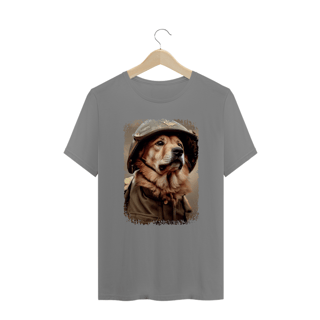 Nome do produto Camiseta Plus Size Cachorro Militar