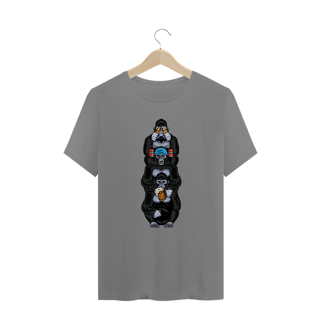 Nome do produto Camiseta Plus Size Macaco - Modelo 5