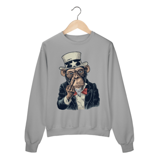 Nome do produto Moletom Blusão Macaco - Modelo 6