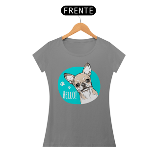 Nome do produto Baby Look Chihuahua Hello