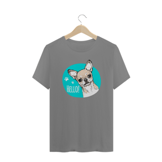 Nome do produto Camiseta Plus Size Chihuahua Hello