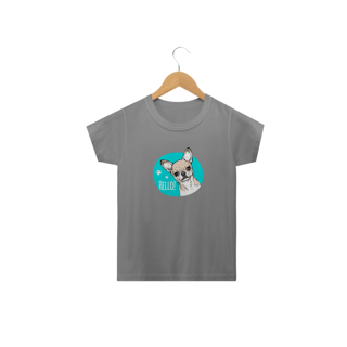 Nome do produto Camiseta Infantil Chihuahua Hello