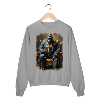 Nome do produto Moletom Blusão Macaco - Modelo 7