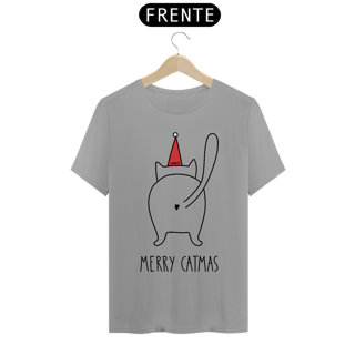 Nome do produto Camiseta Gato Natal - Merry Catmas