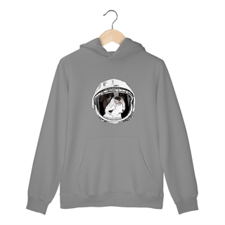 Nome do produto Moletom Canguru Boston Terrier Astronauta