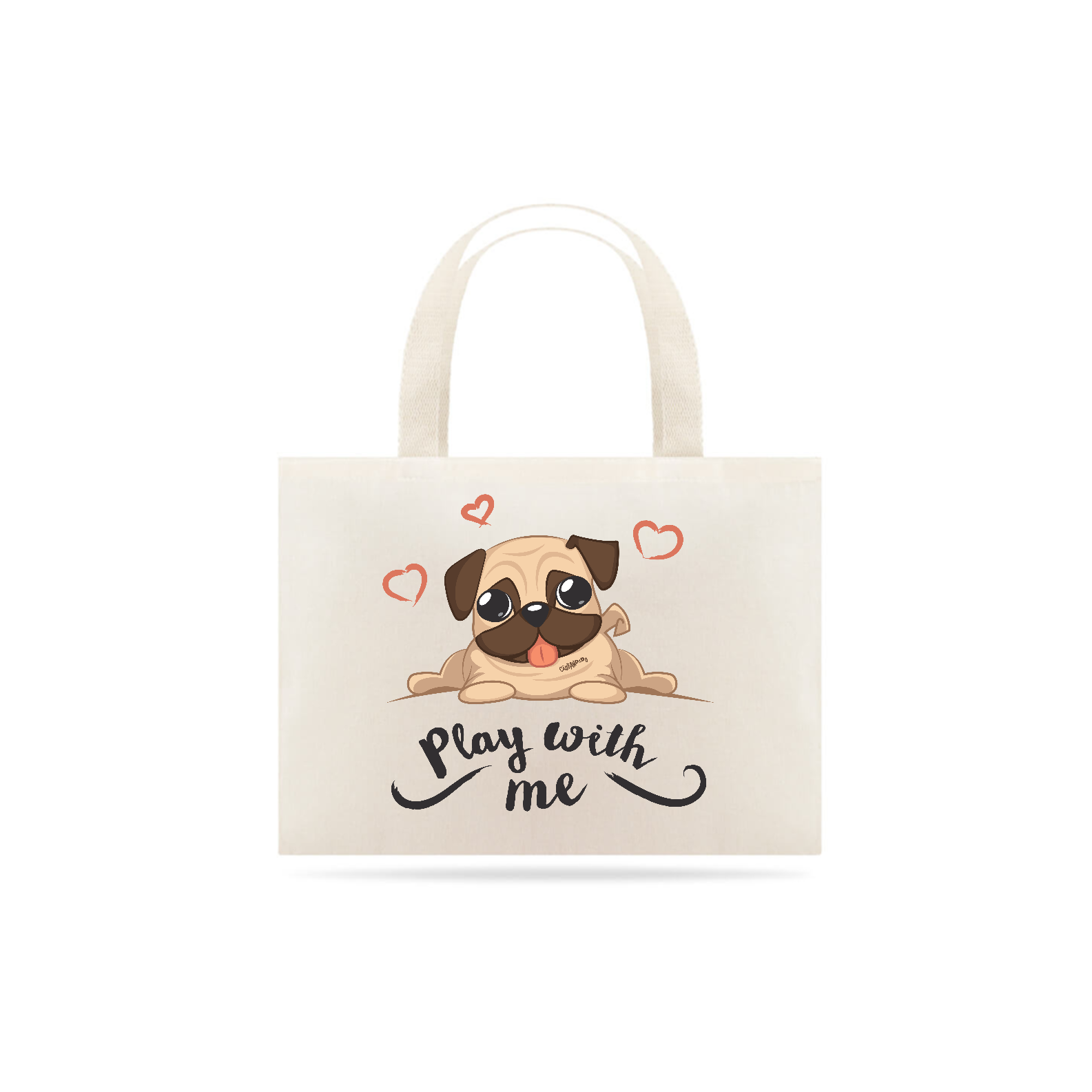 Ecobag Pug Play With Me