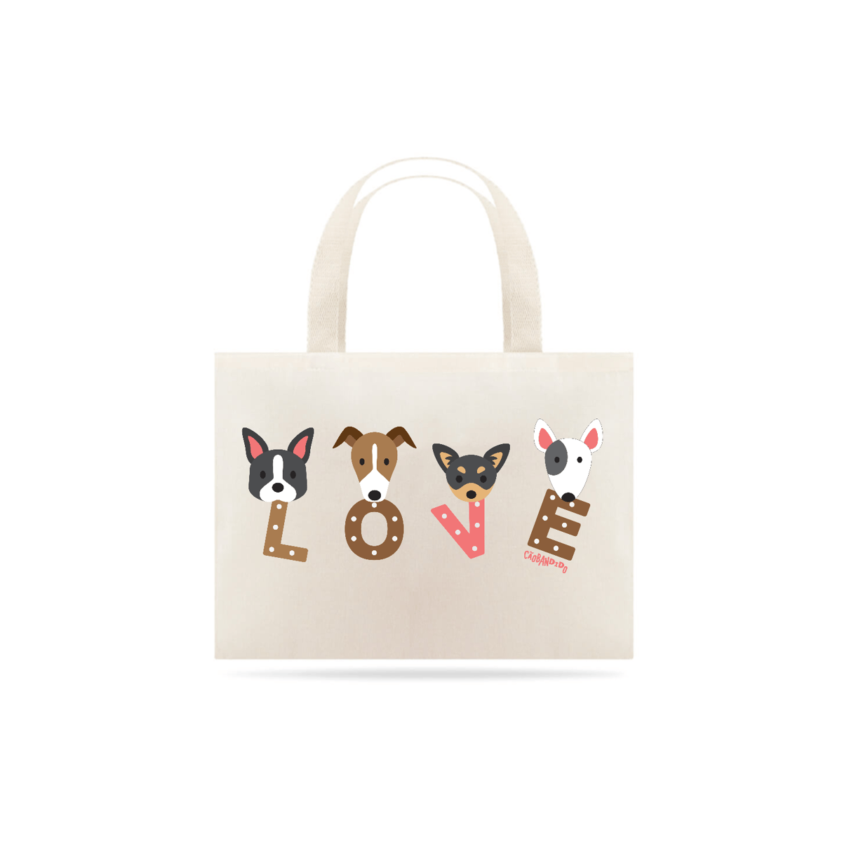 Nome do produto: Ecobag Cachorro Love