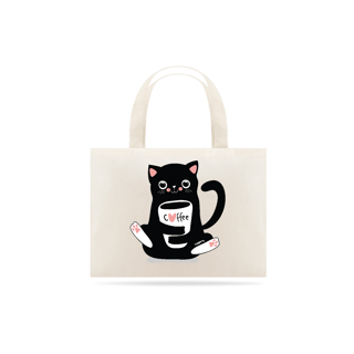 Ecobag Gato Preto Café