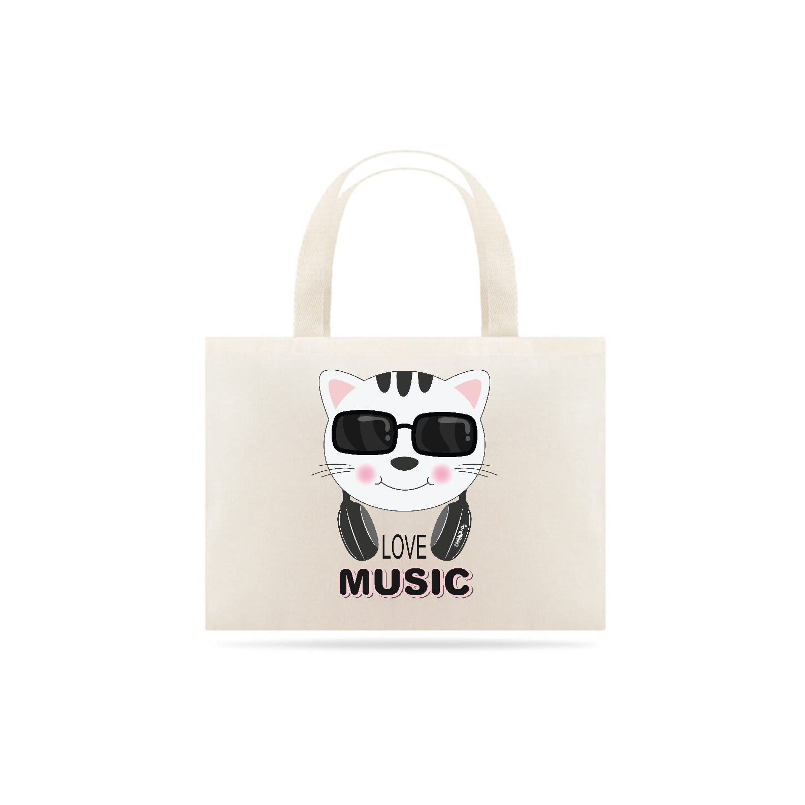 Ecobag Gato Love Music