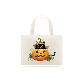 Ecobag Gato Preto Halloween