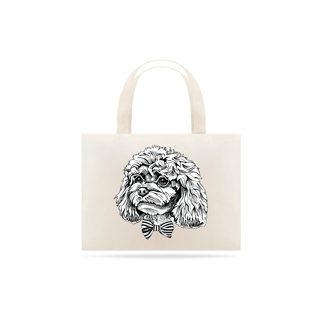 Ecobag Poodle de Gravatinha Borboleta