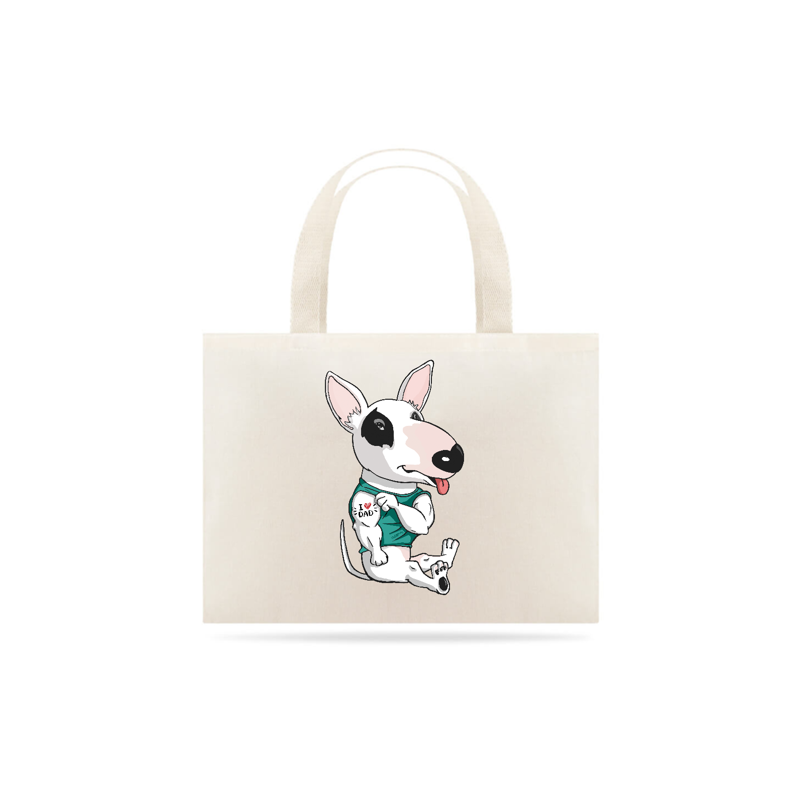 Ecobag Bull Terrier I Love Dad