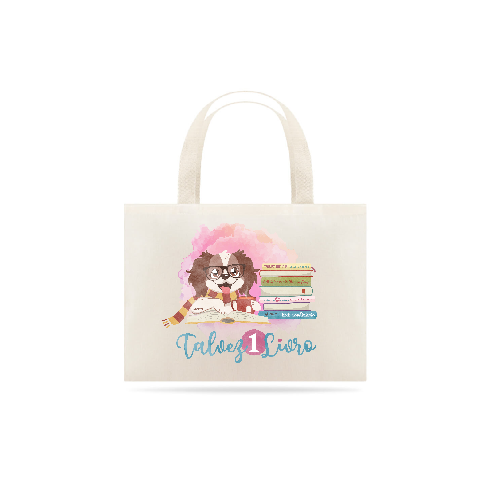 Ecobag Talvez 1 Livro - Books and Dogs