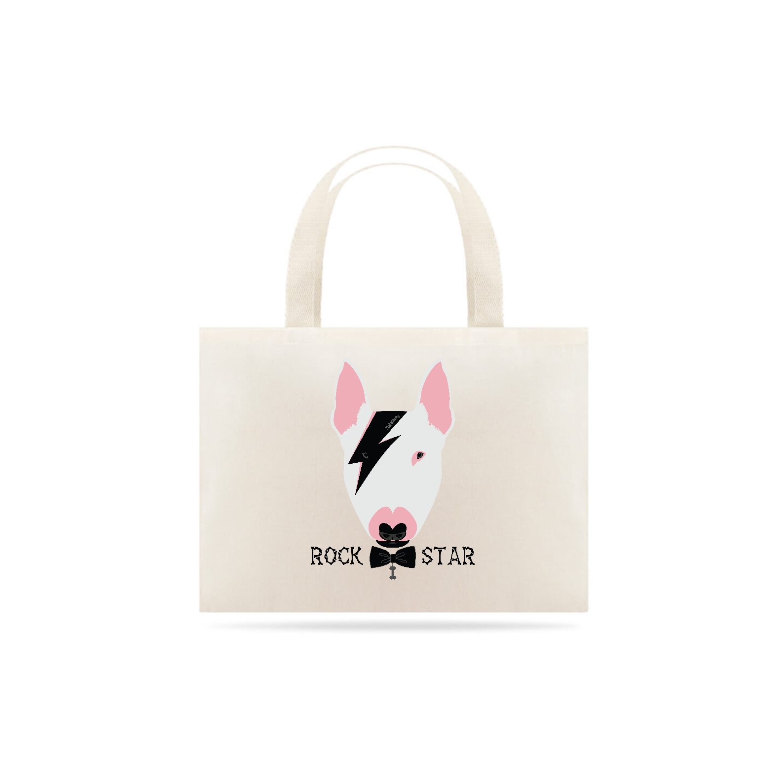 Ecobag Bull Terrier Rock Star