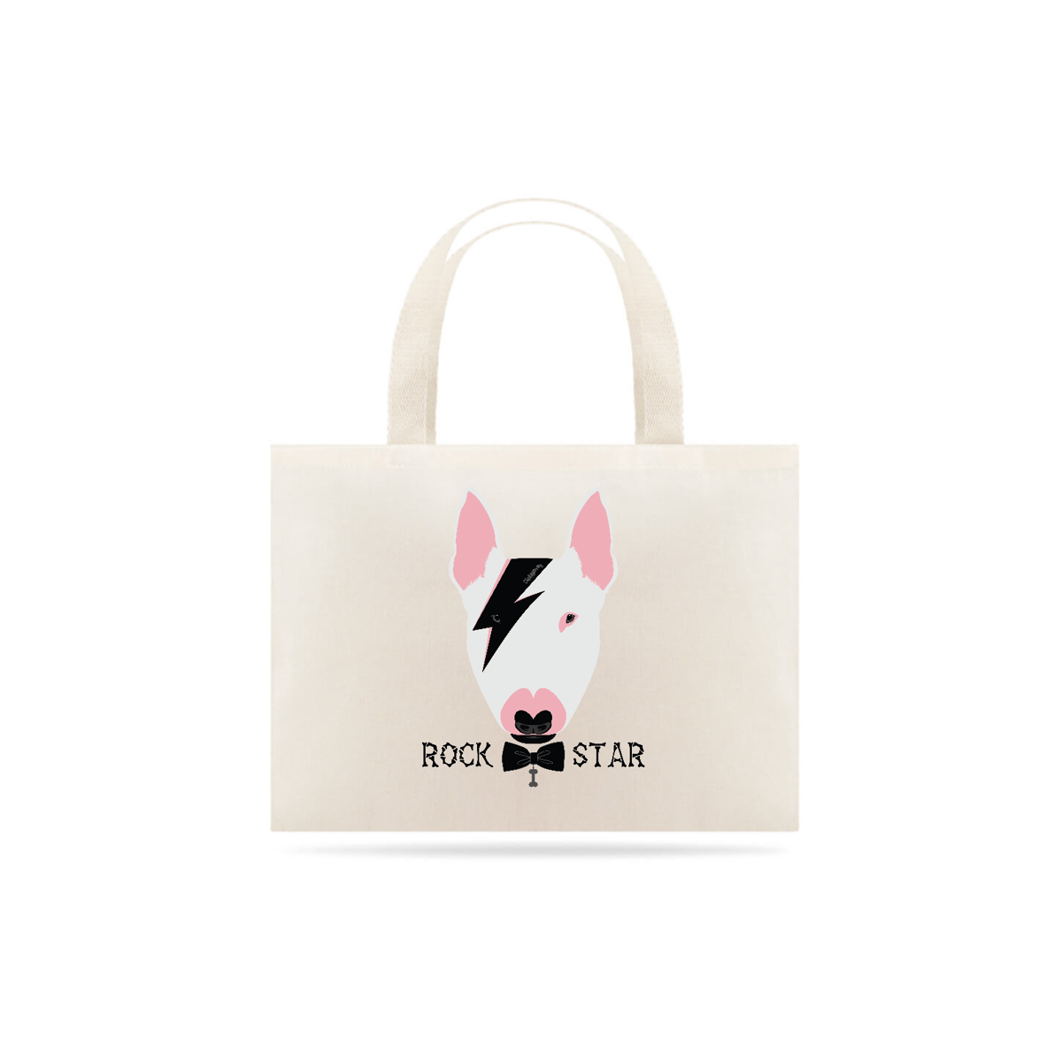 Nome do produto: Ecobag Bull Terrier Rock Star