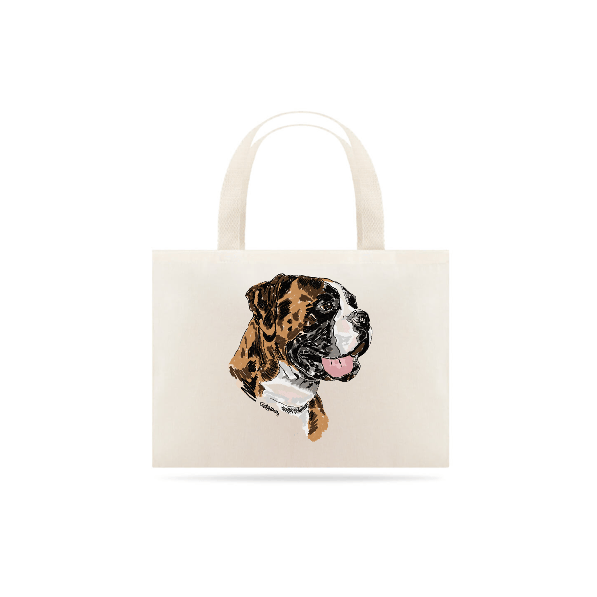 Nome do produto: Ecobag Boxer Pintura Digital