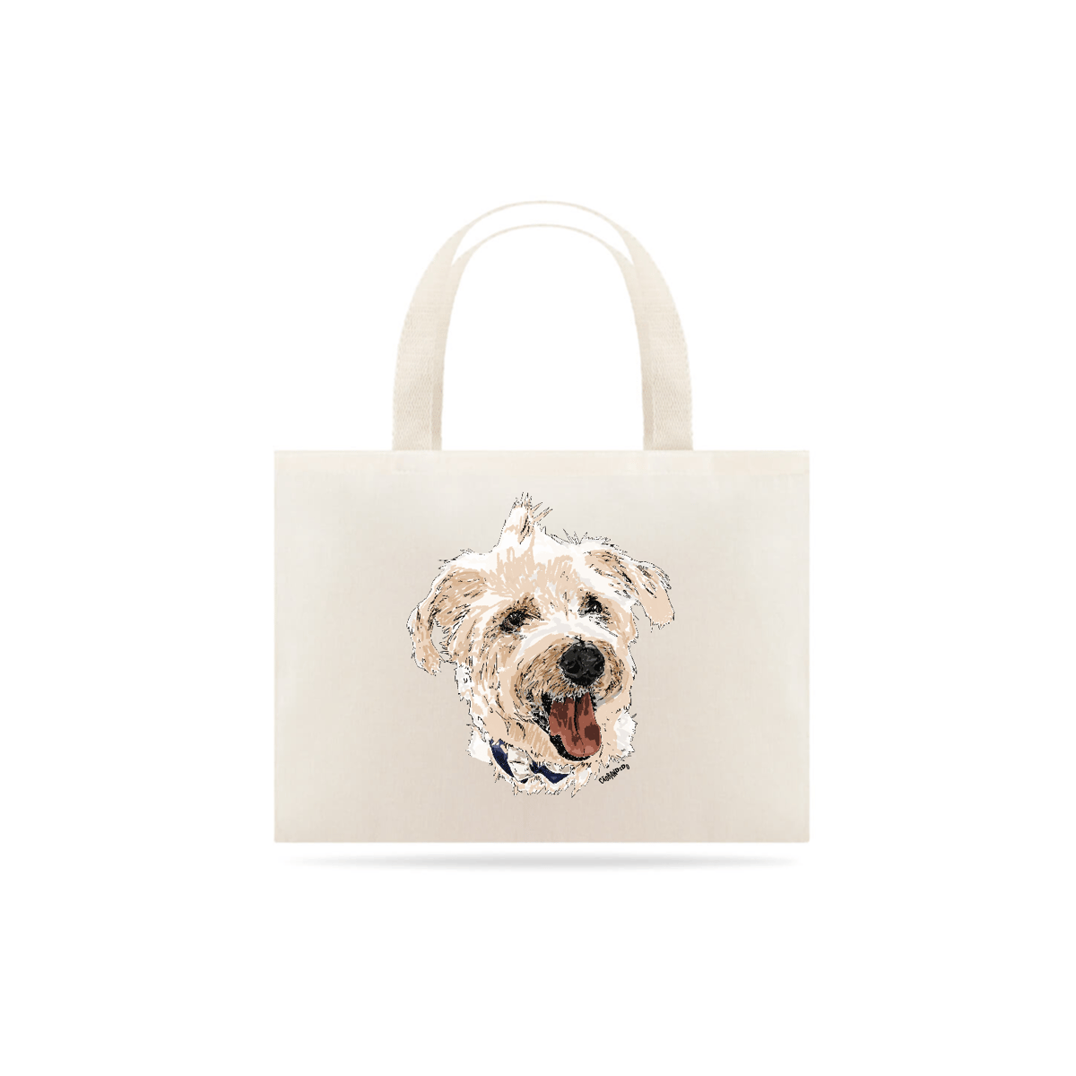 Nome do produto: Ecobag Vira-Lata Pintura Digital