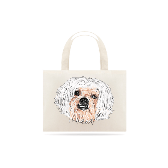 Ecobag Lhasa Apso Pintura Digital