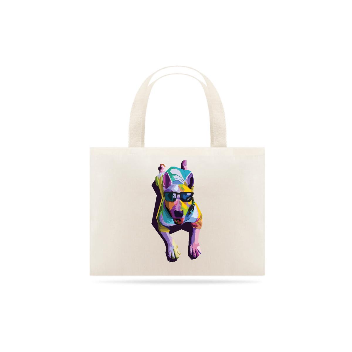 Nome do produto: Ecobag Cachorro Deitado Pop Art