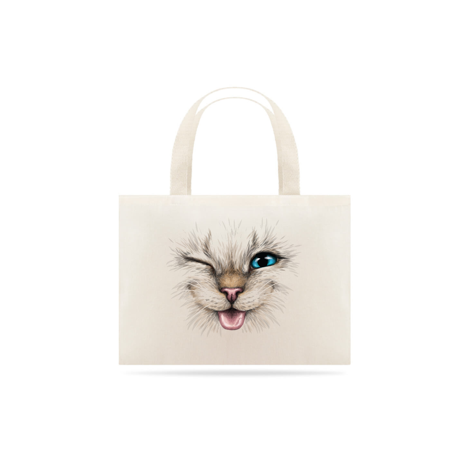 Ecobag Gato Piscando