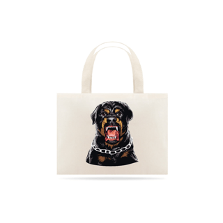 Ecobag Rottweiler com Cara de Bravo