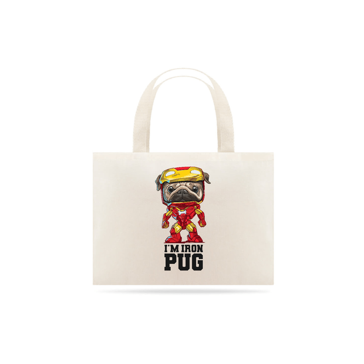 Nome do produto: Ecobag I\'m Iron Pug