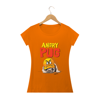 Nome do produto Baby Look Angry Pug