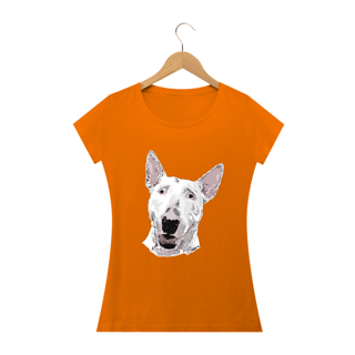 Nome do produto Baby Look Bull Terrier Pintura Digital