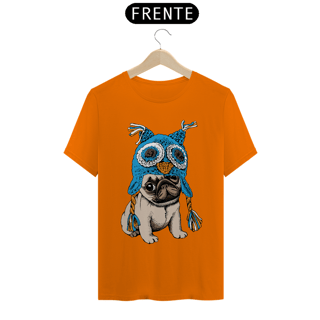 Nome do produto Camiseta Cachorro Pug Coruja