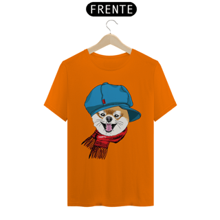 Nome do produto Camiseta Spitz Alemão de Boina e Cachecol