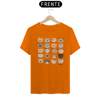 Nome do produto Camiseta Cats Emoticons