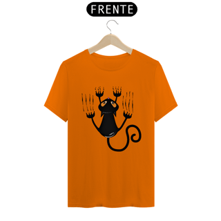 Nome do produto Camiseta Gato Preto Arranhando