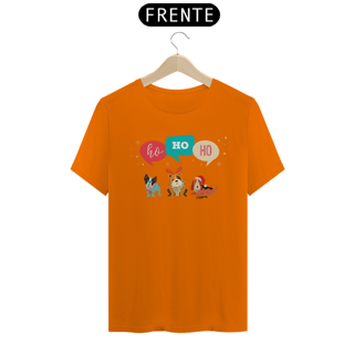 Nome do produto Camiseta Cachorro Natal Ho Ho Ho