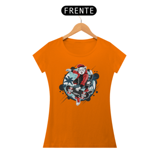 Nome do produto Baby Look Gato Skatista