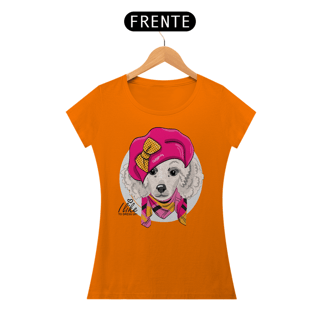 Nome do produto Baby Look Poodle Fêmea I Like To Dress Up