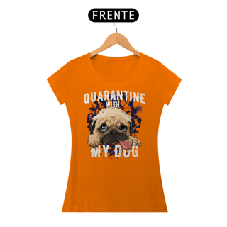 Nome do produto Baby Look Quarantine With My Dog